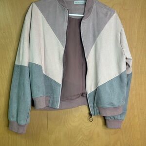 Colorblock Bomber Jacket